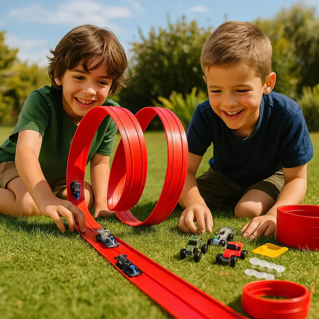 BanaFlex – Flexibelt bilbaneset för kreativ och varierad lek