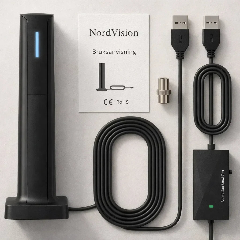 NordVision 4K – Framtidens TV-antenn utan abonnemang